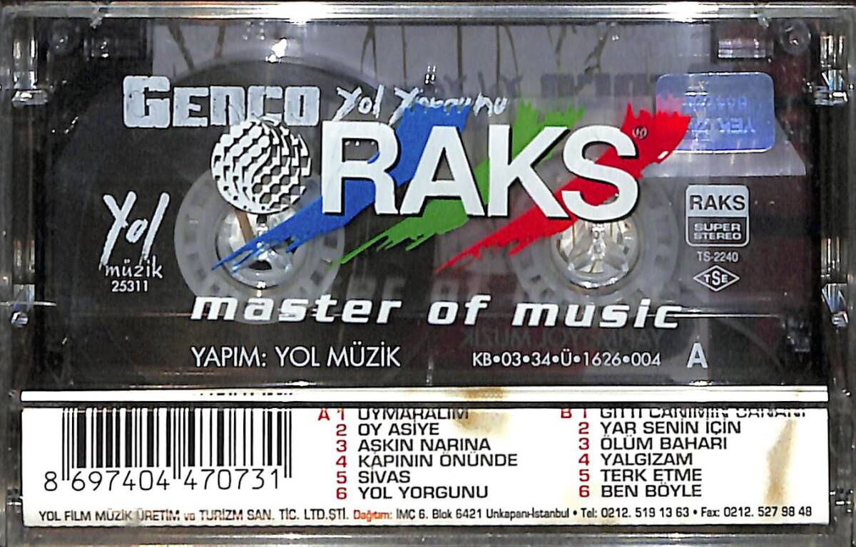 Genco - Yol Yorgunu Kaset (Sıfır) KST26744 - 2