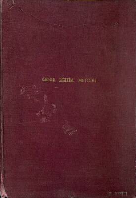 Genel Öğretim Metodu 1965 - 1966 Ders Yılı Gazi Eğitim Enstitüsü Pedagoji Bölümü Ders Notları NDR82466 - 1