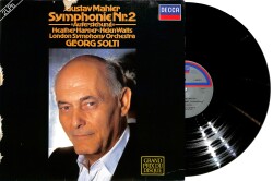 Georg Solti - Gustav Mahler Symphonie Nr. 2 (Almanya Baskı) 2 LP PLAK (10/8.5) PLK25962 - 1