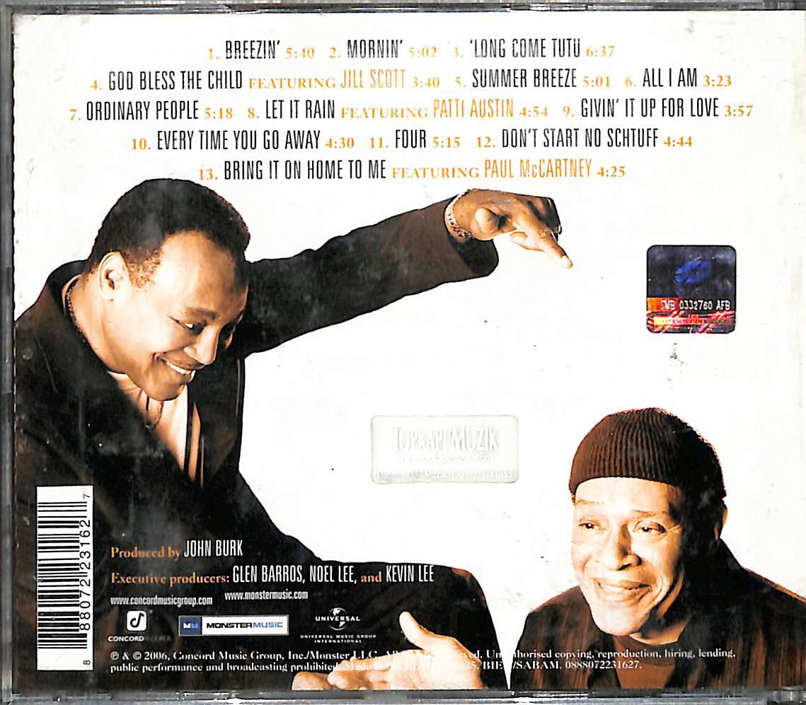 George Benson & Al Jarreau - Givin' It Up CD (İkinci El) CD4561 - 2