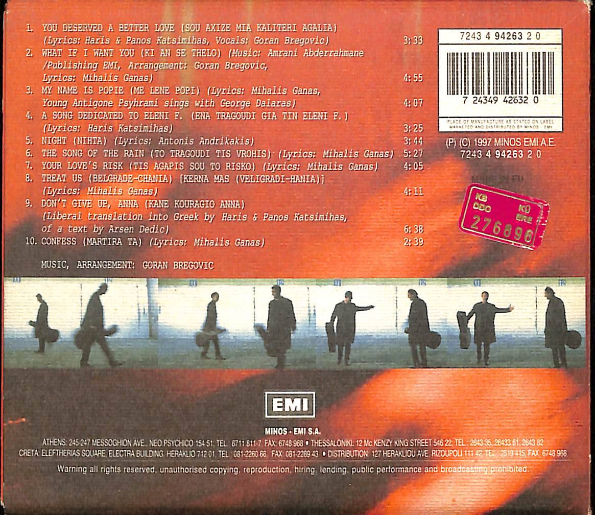George Dalaras - Goran Bregovic - Thessaloniki - Yannena With Two Canvas Shoes (İkinci El) CD5189 - 2