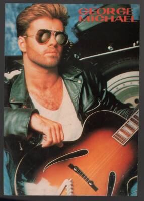 George Michael Büyük Boy Kartpostal KRT4910 - 1