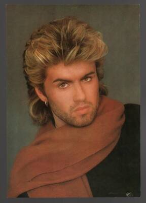 George Michael Büyük Boy Kartpostal KRT4916 - 1