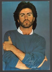 George Michael Büyük Boy Kartpostal KRT4918 - Gökçekoleksiyon