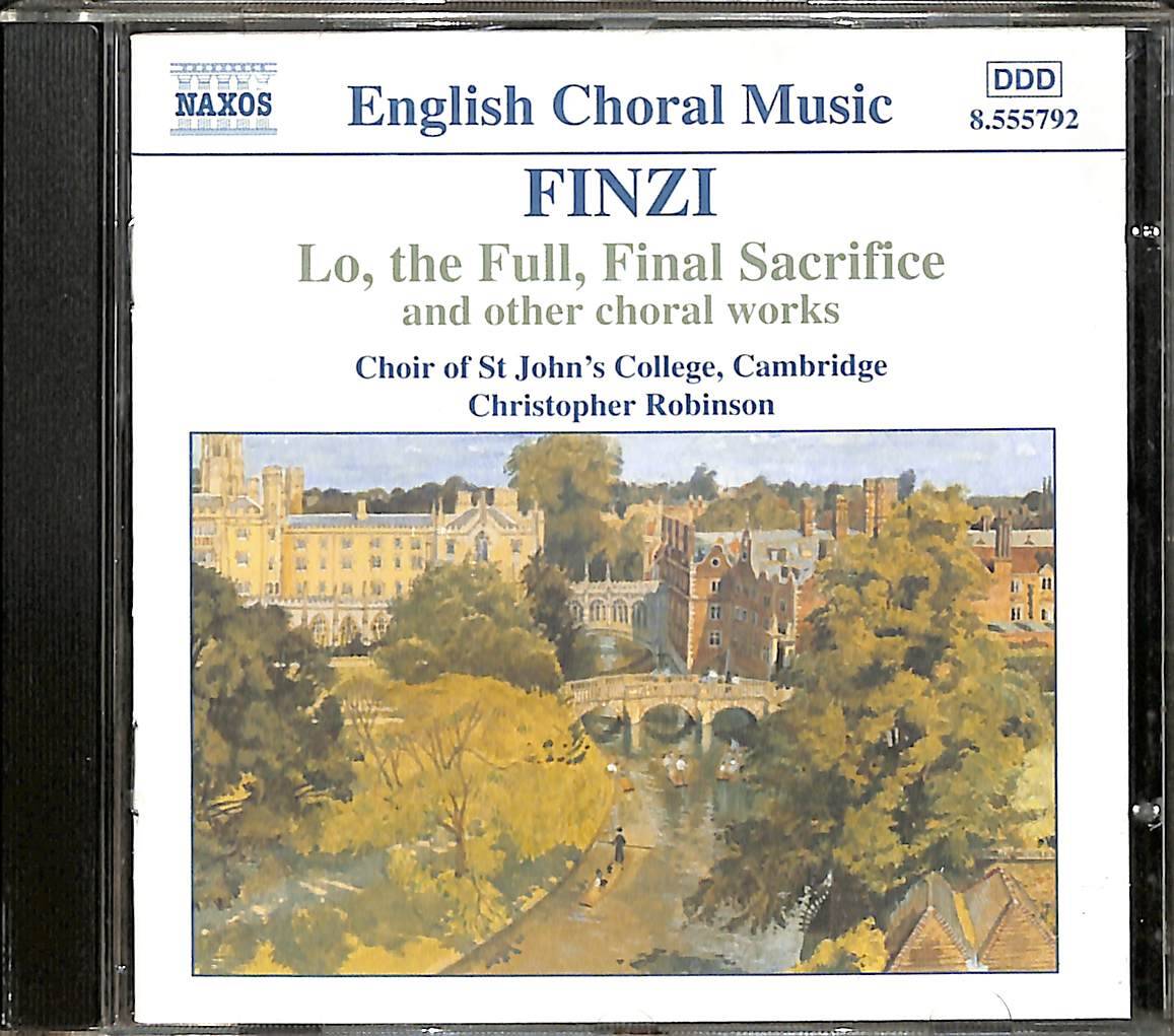 Gerald Finzi, St. John's College Choir, Christopher Robinson - Lo, The Full, Fin CD (İkinci El) CD3976 - 1