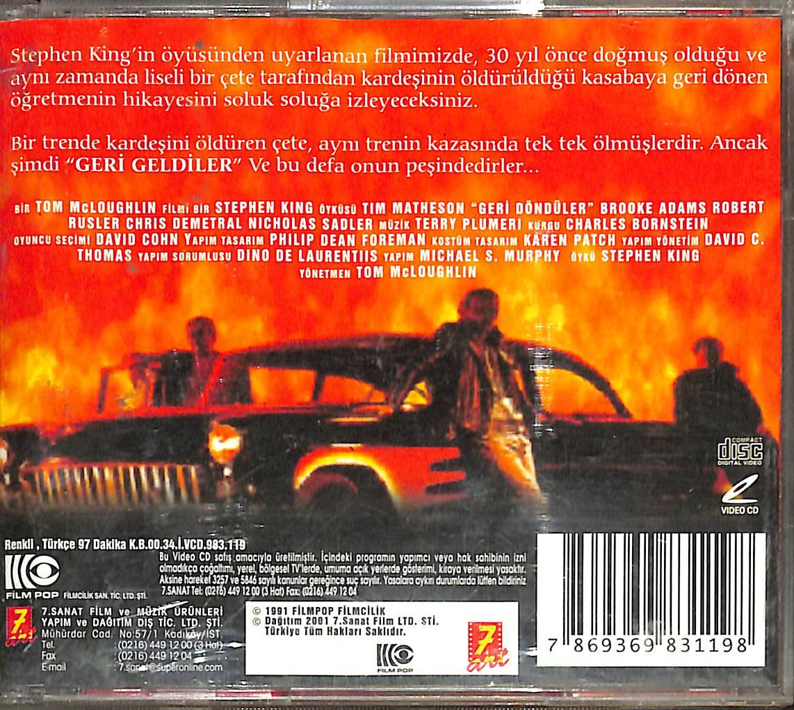 Geri Döndüler VCD Film (İkinci El) VCD26948 - 2