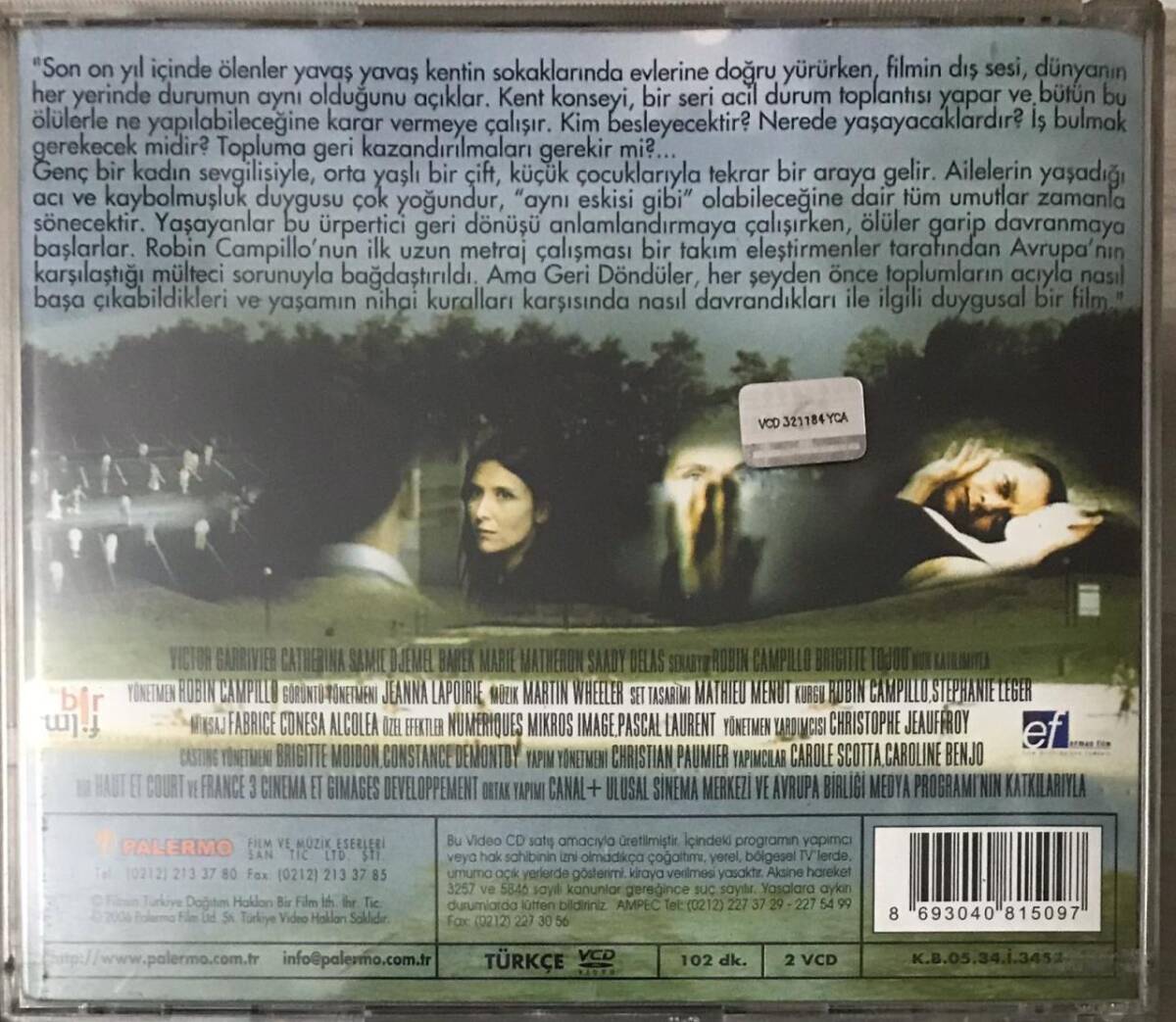 Geri Döndüler VCD Film VCD5538 - 2