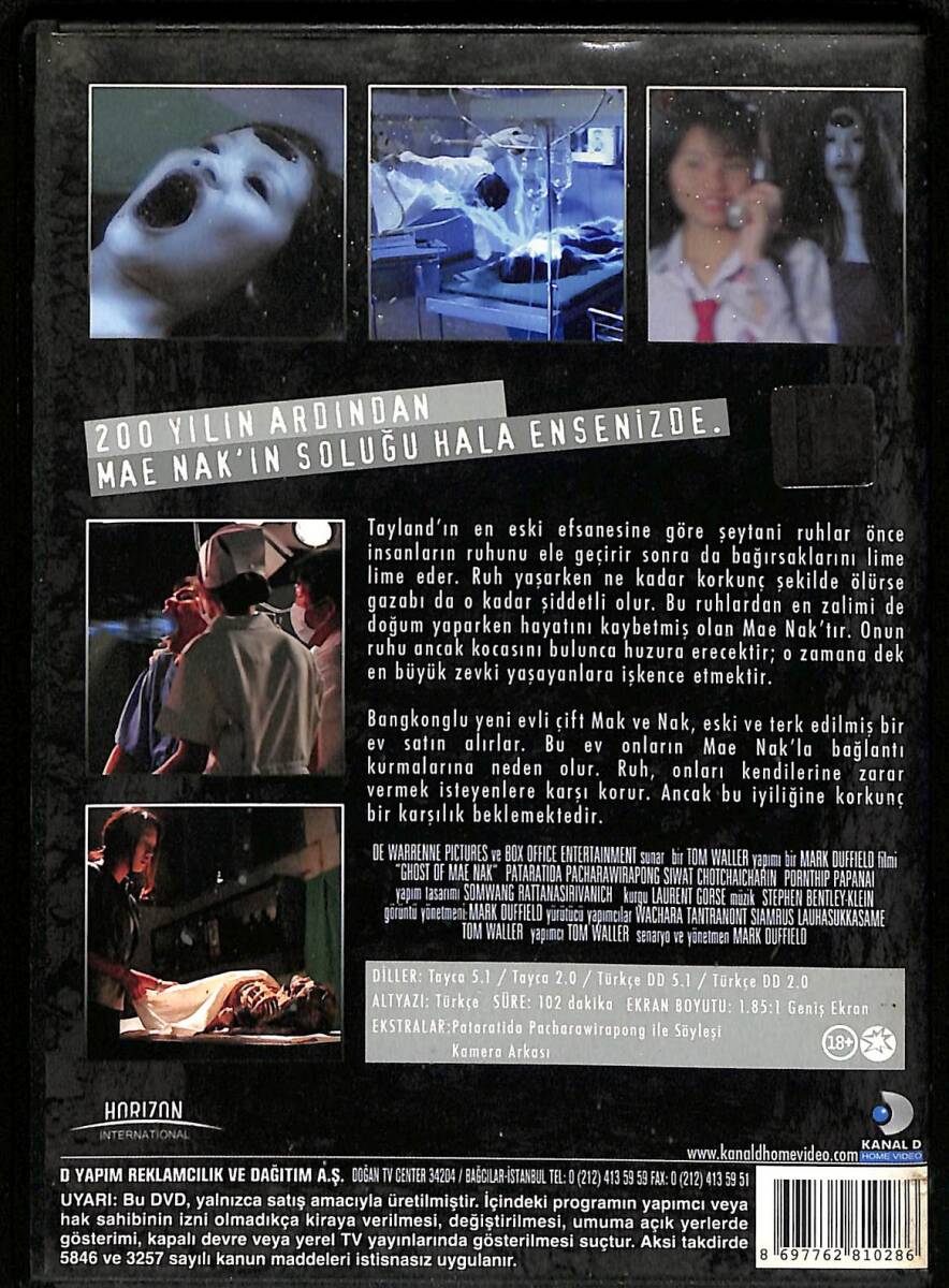 Ghost of Mae Nak - Mae Nak'ın Laneti DVD Film (İkinci El) DVD2574 - 2