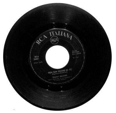 Gianni Morandi - Non Son Degno Di Te - Per Una Notte No (106.5) PLK16631 - 1