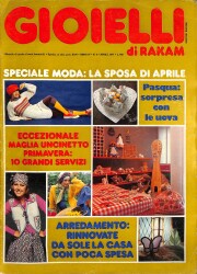 Gioielli di Rakam Aprile 1977 N.4 - Speciale Moda : La Sposa Di Aprile NDR90761 - Gökçekoleksiyon