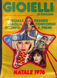 Gioielli di Rakam Dicembre 1976 N.12 - Speciale Maglia Inverno NDR90747 - Gökçekoleksiyon