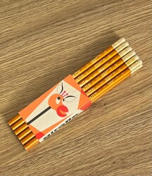 Giraffe Çekeslovak Malı Silgili Kurşun Kalem (Kahve).1 Dz Orjinal Paket AOB4929 - 4