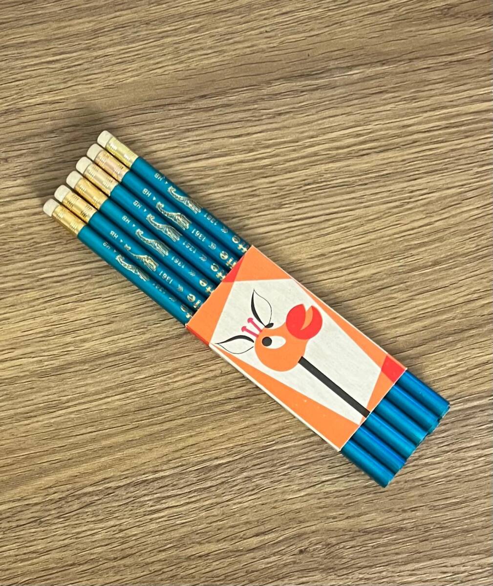 Giraffe Çekeslovak Malı Silgili Kurşun Kalem (Mavi).1 Dz Orjinal Paket AOB4927 - 3