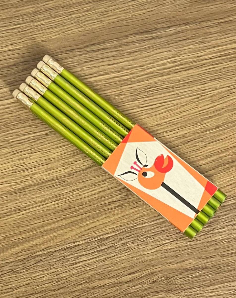 Giraffe Çekeslovak Malı Silgili Kurşun Kalem (Sarı).1 Dz Orjinal Paket AOB4928 - 3