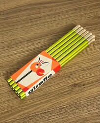 Giraffe Çekeslovak Malı Silgili Kurşun Kalem (Sarı).1 Dz Orjinal Paket AOB4928 - 2