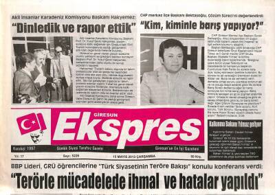 Giresun Ekspres 15 Mayıs 2013 - Ak Partiden Tsoya Ziyaret - Eczacılar Dertli, Yasa Bekliyor GZ95398 - 1