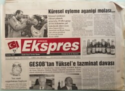 Giresun Ekspres 29 Mart 2008 GESOBtan Yüksele Tazminat Davası - GZ44467 - 2