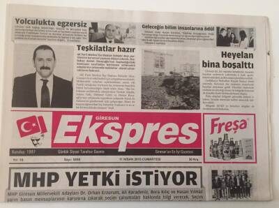 Giresun Ekspres Gazetesi - 11 Nisan 2015 - Dev Çotanaklar Zorlu Sınavda - GZ43796 - 1