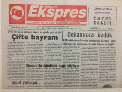 Giresun Ekspres Gazetesi 12 Ekim 1999 - Çifte Bayram GZ32225 - 1