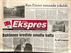 Giresun Ekspres Gazetesi 13 Mart 2006 - Rus Pazarı Sonunda Yıkıldı GZ101479 - 1