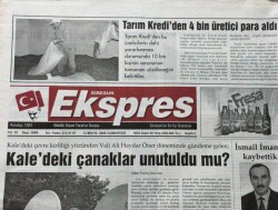 Giresun Ekspres Gazetesi 13 Mayıs 2006-Fındıkla Gelen Rekortmenlik GZ45741 - 2