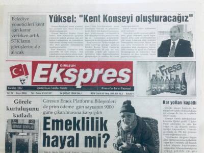 Giresun Ekspres Gazetesi 14 Şubat 2006 - Emeklilik Hayal Mi? GZ41389 - 1
