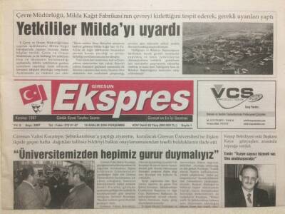 Giresun Ekspres Gazetesi 15 Aralık 2005 - Fikret Kılıç Ülkeyi Erdoğandan Da Baykaldan Da Kurtaracağız GZ32239 - 1
