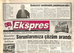 Giresun Ekspres Gazetesi 16 Şubat 2006 - Cengiz Demiralpi Unutmadık GZ101454 - 2