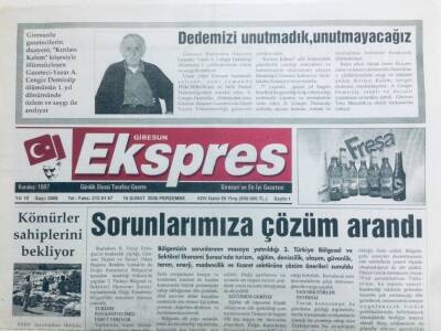 Giresun Ekspres Gazetesi 16 Şubat 2006 - Sorunlarımıza Çözüm Arandı GZ41391 - 1