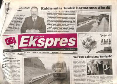Giresun Ekspres Gazetesi 17 Eylül 2011 - Tren Kaçmasın GZ108454 - 1