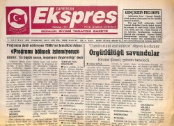 Giresun Ekspres Gazetesi 2 Haziran 2003 - Tireboluda Kaza İki Ölü GZ101491 - 2