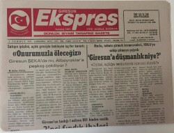 Giresun Ekspres Gazetesi 2 Temmuz 2003 - 2inci Fındık İhalesi - GZ13464 - 2