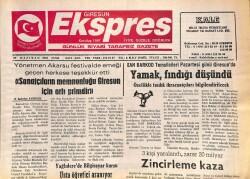 Giresun Ekspres Gazetesi 20 Haziran 2003 - Zincirleme Kaza GZ101496 - 1