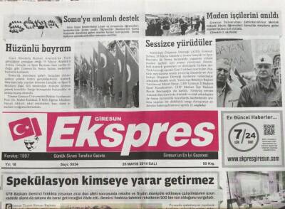 Giresun Ekspres Gazetesi 20 Mayıs 2014-Milletvekili Geldiden Otel Desteği GZ45266 - 2