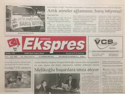 Giresun Ekspres Gazetesi - 21 Haziran 2005 - Ertuğrul Melikoğlu Başarılara İmza Atıyor GZ32171 - 1