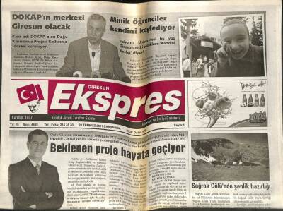 Giresun Ekspres Gazetesi 21 Temmuz 2011 - Hayaller Gerçek Oluyor,Or-Gİ GZ108809 - 1
