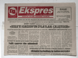Giresun Ekspres Gazetesi 23 Haziran 2003 - Petrol Ofisi , İran Doğalgazına Talip Oldu GZ5906 - 1