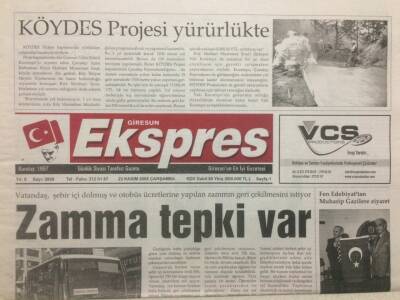 Giresun Ekspres Gazetesi 23 Kasım 2005 - Zamma Tepki Var GZ32205 - 1
