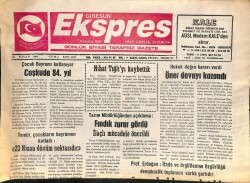 Giresun Ekspres Gazetesi 23 Nisan 2004 - Nihat Tığlıyı Kaybettik GZ101500 - 1