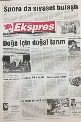 Giresun Ekspres Gazetesi 23 Ocak 2006 Necati Demirdağı Öldüren 3 Zanlı Cezaevinde GZ30758 - 1