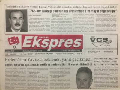 Giresun Ekspres Gazetesi 24 Aralık 2005 - Giresunspor Galibiyetle Bitirmek İstiyor GZ32273 - 1