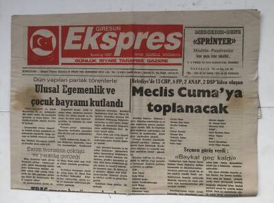 Giresun Ekspres Gazetesi 24 Nisan 1999 - Tekel Maddeleri Zamlandı GZ8285 - 1