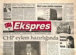 Giresun Ekspres Gazetesi 24 Şubat 2006 - CHP Eylem Hazırlığında GZ101462 - 1