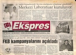 Giresun Ekspres Gazetesi 25 Şubat 2006 - FKB Kampanyalarını Açıkladı GZ101463 - 1