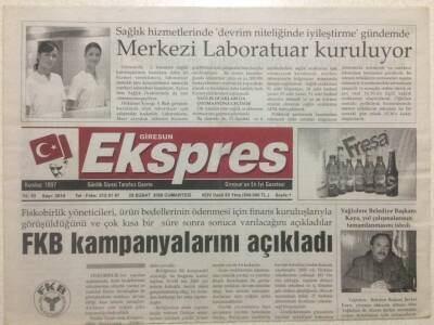Giresun Ekspres Gazetesi 25 Şubat 2006 - FKB Kampanyalarını Açıkladı GZ32266 - 1