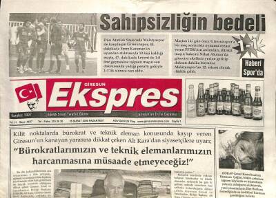 Giresun Ekspres Gazetesi 25 Şubat 2008 - Vali Taşkesen Samsunu Ziyaret Etti GZ101511 - 2