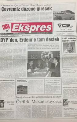 Giresun Ekspres Gazetesi 27 Aralık 2005 Mehmet ÖztürkMekan İstiyoruz GZ30765 - 1
