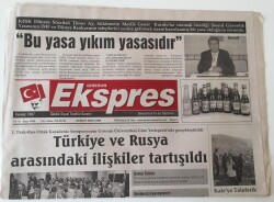 Giresun Ekspres Gazetesi - 28 Mart 2008 - Türk - Rus Ortak Karadeniz Sempozyumu Giresun Üniversitesi Güre Yerleşkesinde Gerçekleşti - GZ43699 - 2