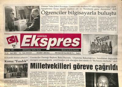 Giresun Ekspres Gazetesi 28 Şubat 2006 - Öğrenciler Bilgisayarla Buluştu GZ101472 - 2