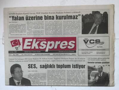 Giresun Ekspres Gazetesi 29 Aralık 2005 - SES , Sağlıklı Toplum İstiyor GZ8082 - 1